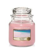 Bougie parfumée moyenne jarre Sables roses - 65-75h